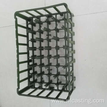 Heat resistant steel cast heat treatment frame